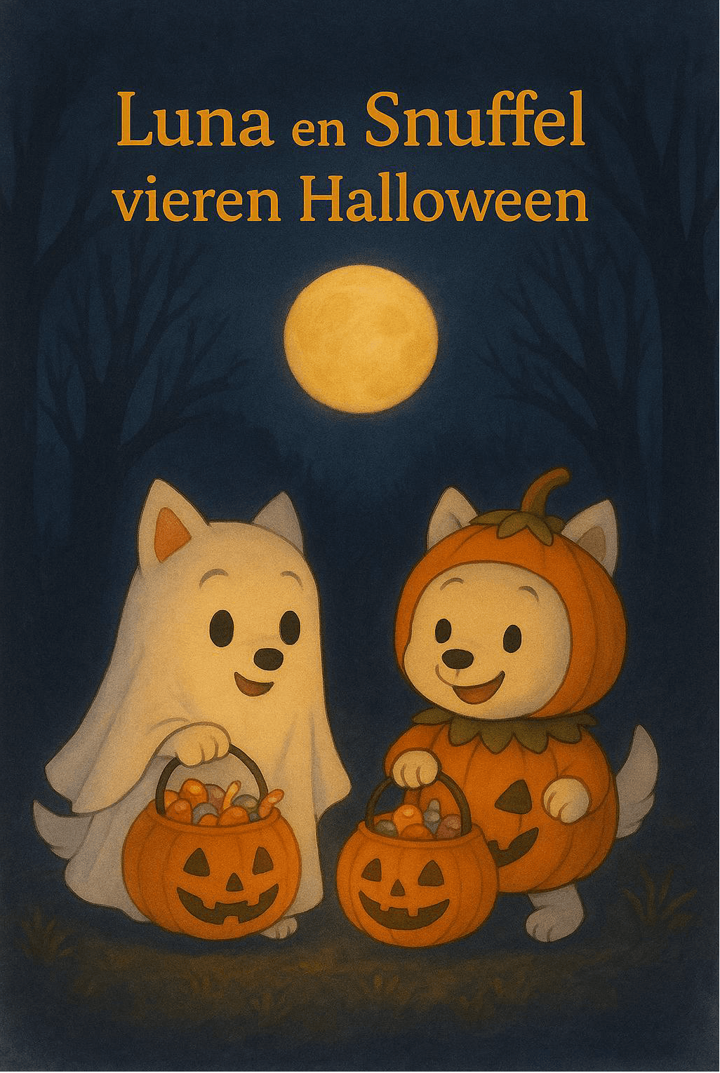 Luna en Snuffel vieren Halloween