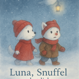 Luna, Snuffel en het licht in de sneeuw Cover